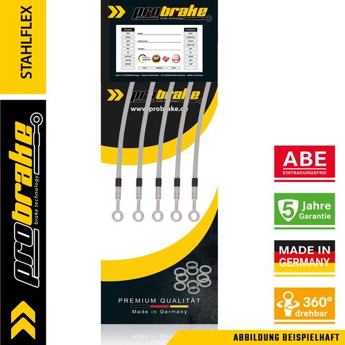 Stahlflex bremsleitung silber - bremsleitung,